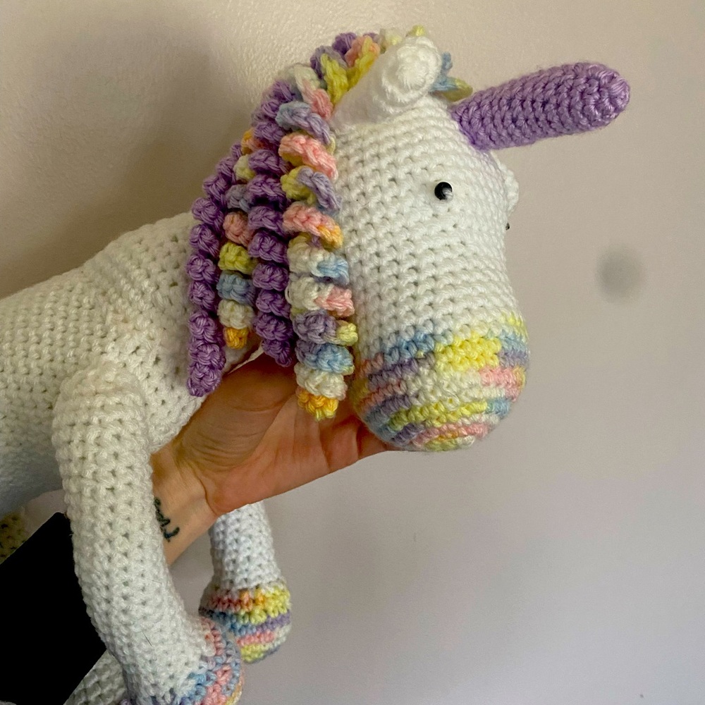 Stuffed unicorn
